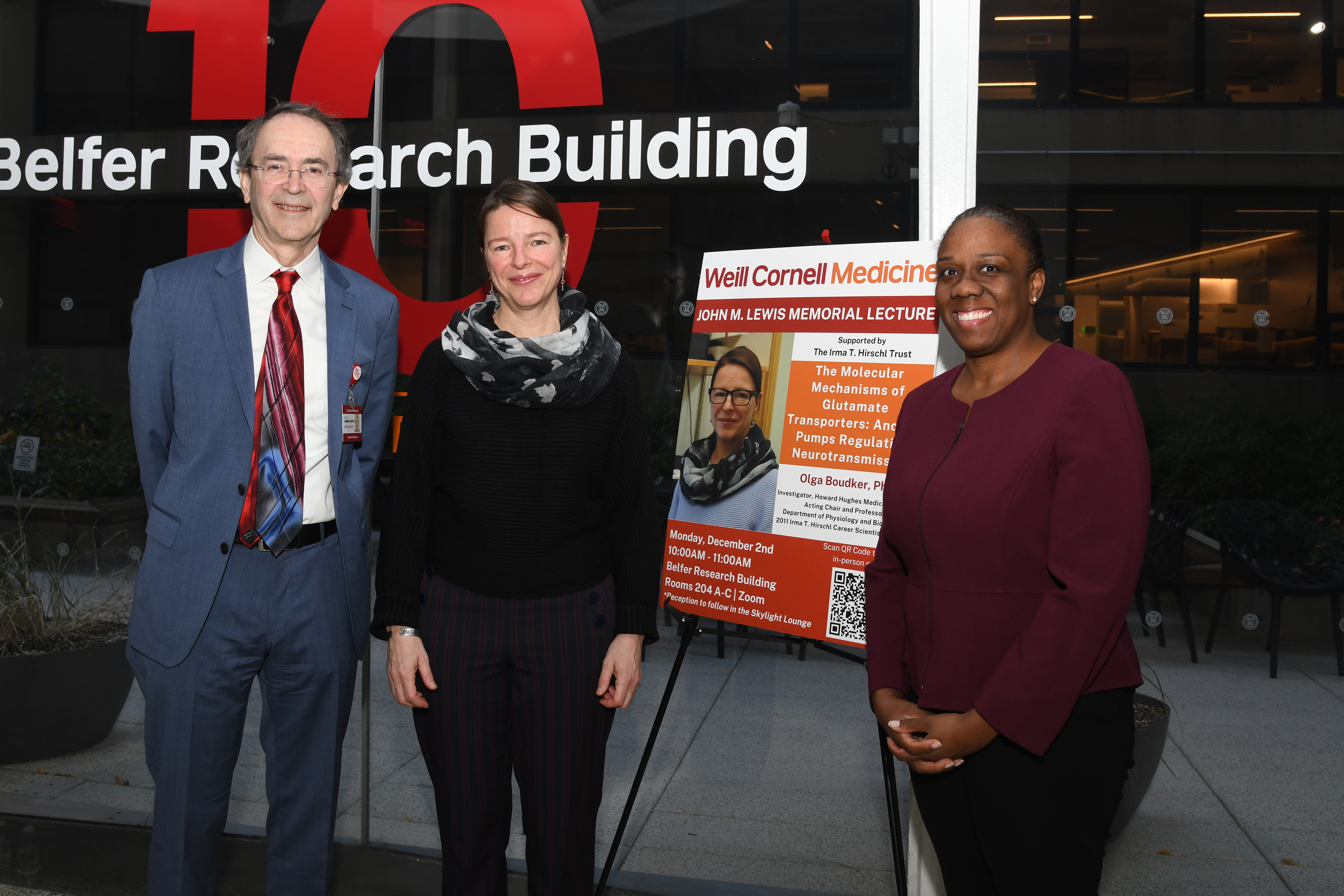 Office of the Research Dean’s Newsletter Recaps the Annual John M. Lewis Memorial Lecture Presented By Dr. Olga Boudker